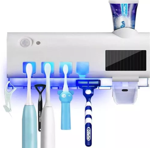 Soporte Cepillo Dental Esterilizador Uv
